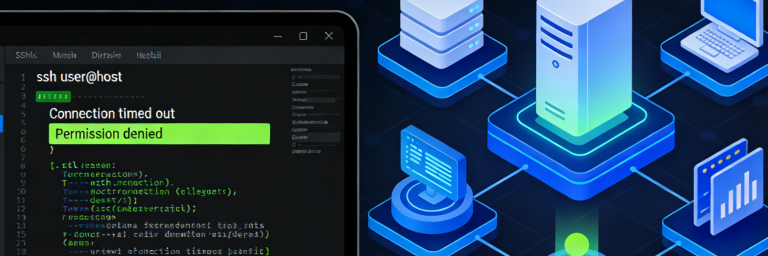 SSH连接超时/拒绝/权限不足一站式排错指南
